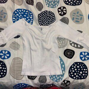 brandy melville white off shoulder long sleeve